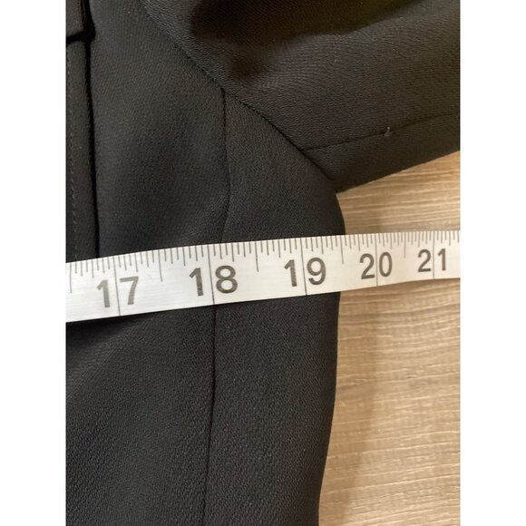 Neiman Marcus Black Gold Button Nautical Fitted Jacket Sz 8 - Picture 8 of 10